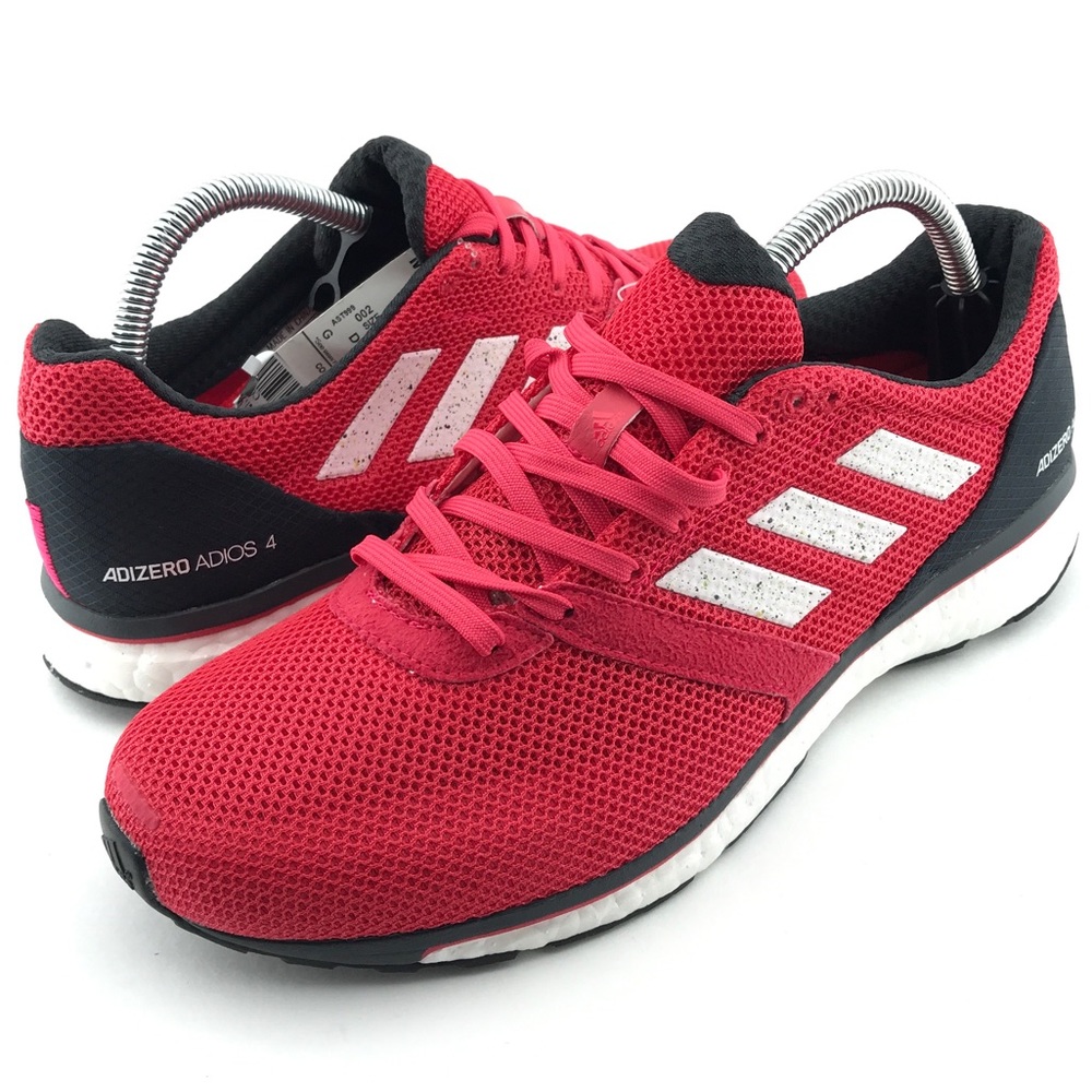 Adidas Adizero Adios 4 Men's Sz 9.5 Red B37308
